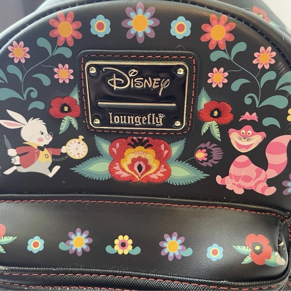 Loungefly Disney Alice In Wonderland Mini Backpack*READ* - Picture 2 of 11
